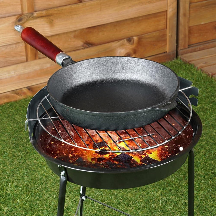 Vilde Gusseisenpfannen-Set Eisenpfanne Grillpfanne aus Gusseisen Cast Line