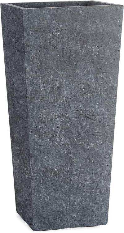 Pflanzwerk® Pflanzkübel Bodenvase Fiberglas Conic Lava ANTHRAZIT 80x40x40cm *Frostbeständige Blumenk