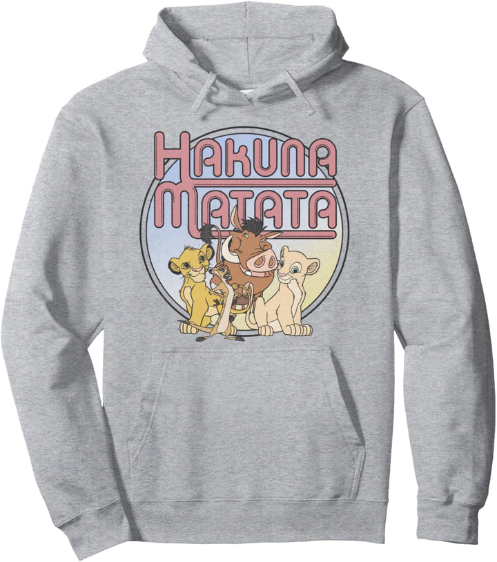 Disney Lion King Retro Hakuna Matata Simba And Friends Pullover Hoodie