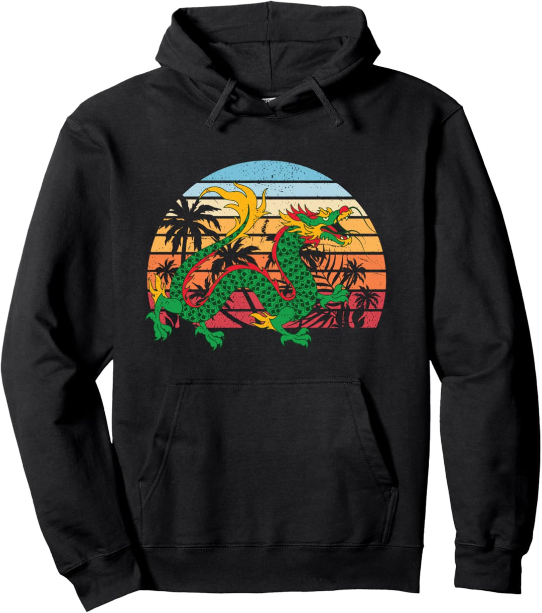 Chinesische Kultur Asien Retro Sommer Chinesischer Drache Pullover Hoodie