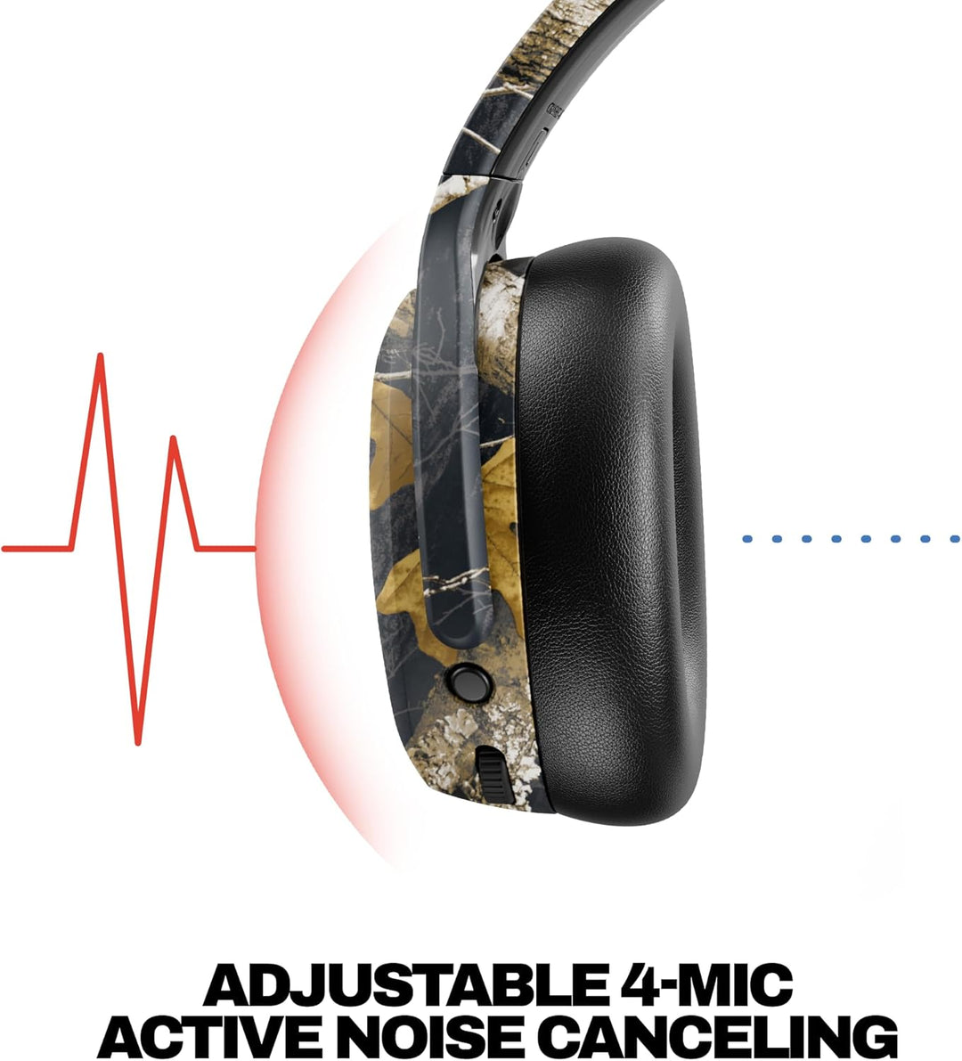 Skullcandy Crusher ANC 2 Wireless Bluetooth Over-Ear-Kopfhörer, Multisensorischem Bass, Active Noise