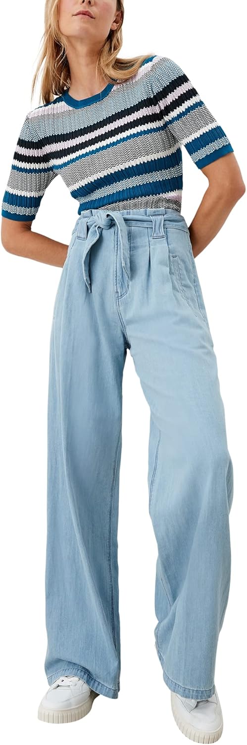 s.Oliver Damen Hose 38W / 32L Blau 52y2, 38W / 32L Blau 52y2