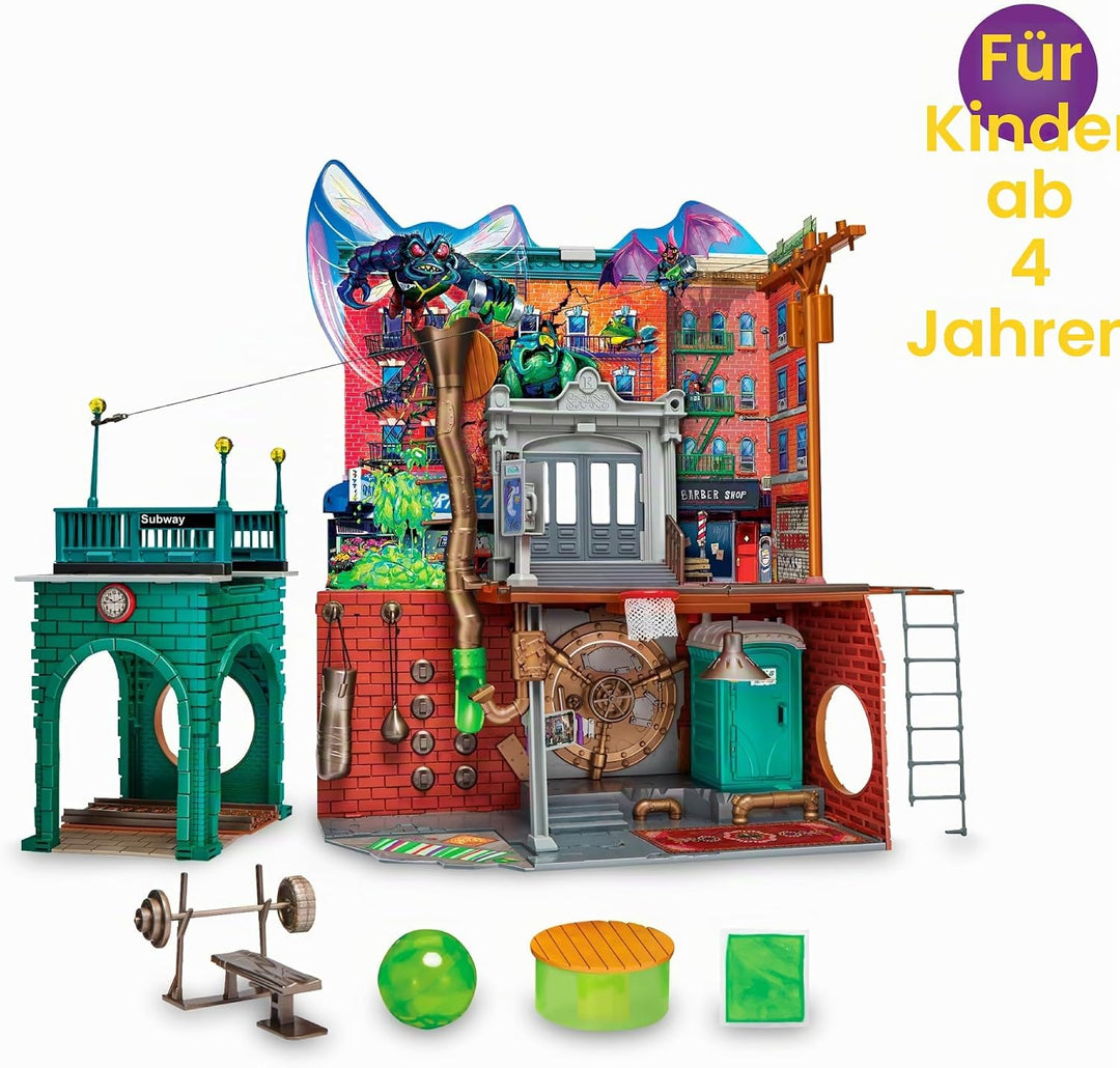 Teenage Mutant Ninja Turtles TU802000 TMNT Quartier Playset, S