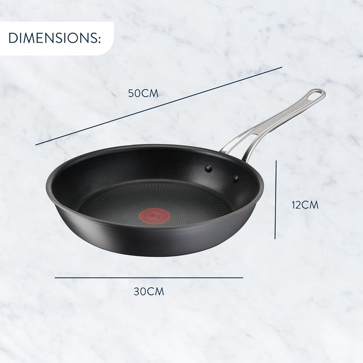 Tefal Jamie Oliver Cook's Classics Bratpfanne, 28 cm, antihaftbeschichtet, ofenfest, Induktion, geni