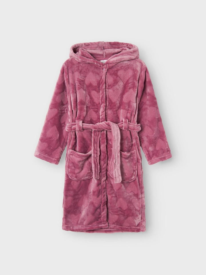 NAME IT Girl Bademantel Velours 134-140 Mauve Orchid, 134-140 Mauve Orchid