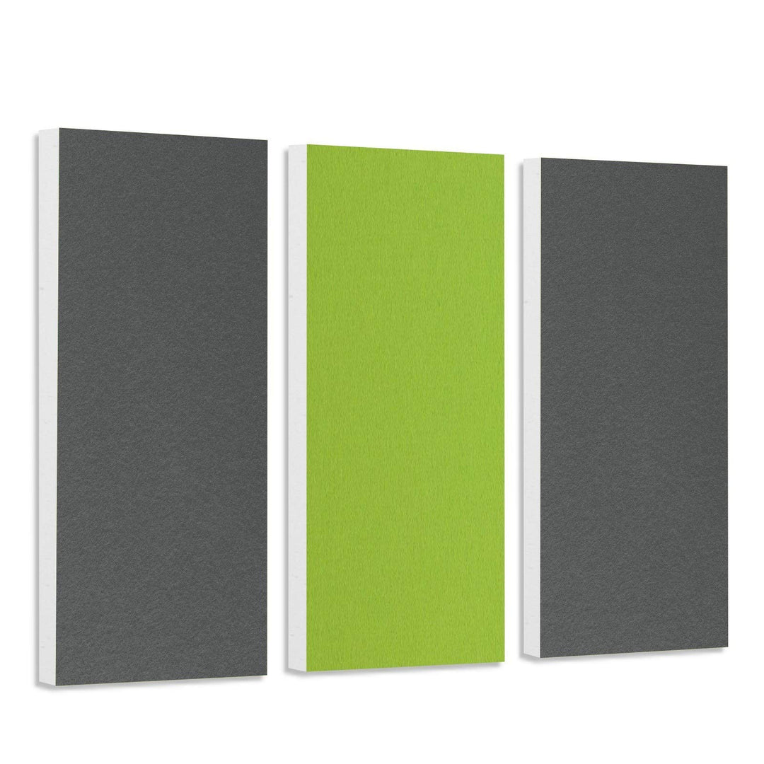 platino24 Schallabsorber COLORE aus Basotec G+ I Akustikpaneele mit Akustikfilz I 3 Wand-Paneele in