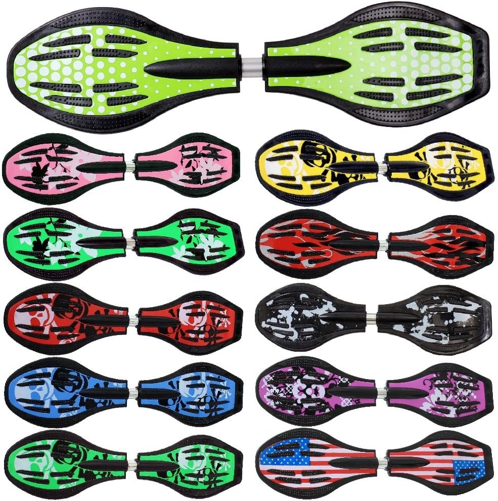 FunTomia Waveboard Original ABEC9 Kugellager inkl. Tasche - Bis 120kg - (Verschiedene Farbdesigns) G