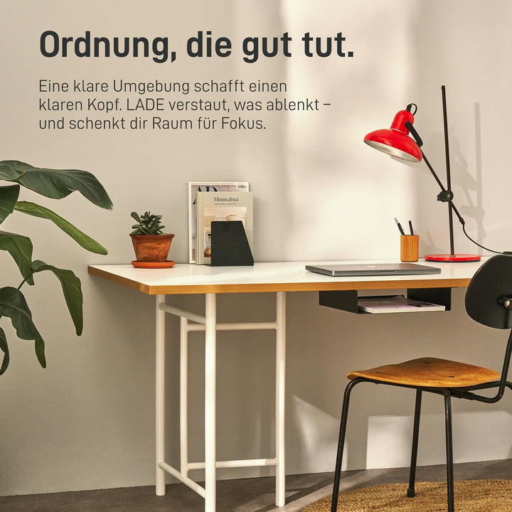1x Tischfach LADE Schreibtisch Ablage Schublade Unterkonstruktion Halterung hängend Organizer Materi