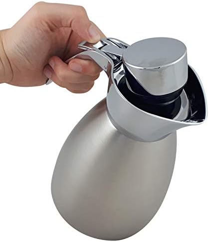 Helios Supreme Edelstahl-Isolierkanne, matt, 1 Liter