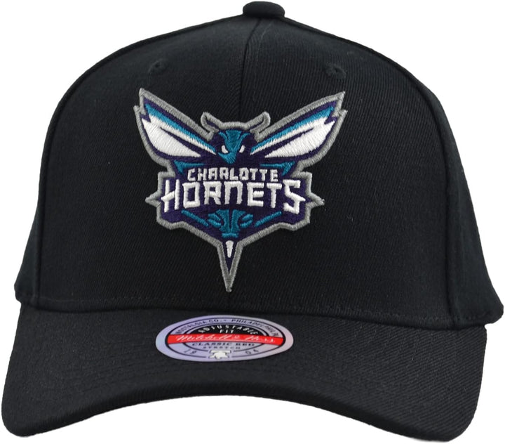 Mitchell & Ness NBA Team Logo Snapback Cap Charlotte Hornets Black