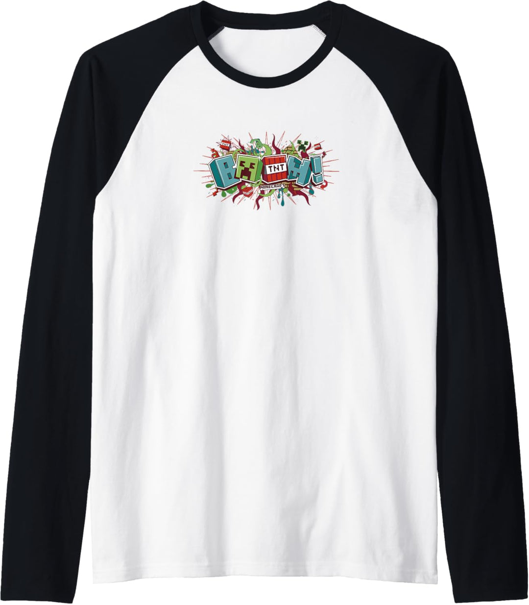 Minecraft Funtage BOOM! TNT-Explosion Raglan