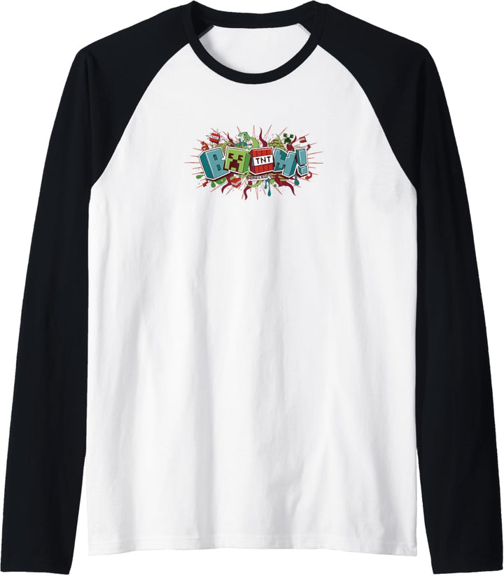 Minecraft Funtage BOOM! TNT-Explosion Raglan