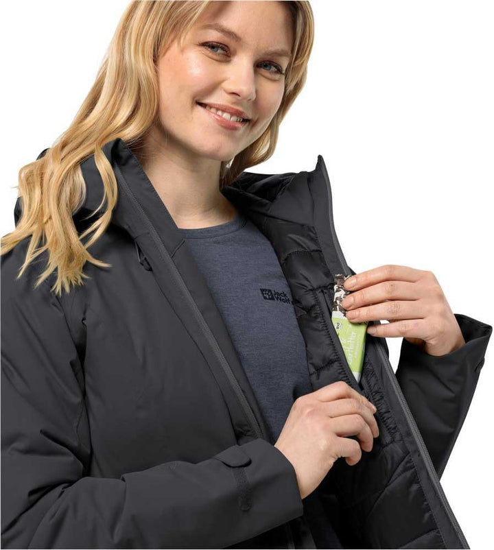 Jack Wolfskin Damen Wisper Ins Jkt W Jacket XS Schwarz, XS Schwarz