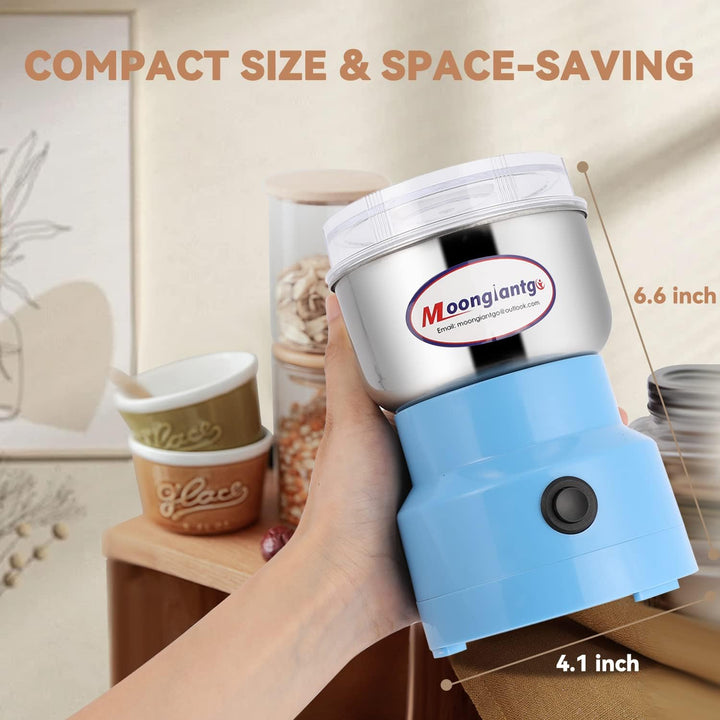 Moongiantgo Getreidemühle Multifunktionale 200W 14500rpm Gewürzmühle Ultrafeine Kaffeemühle, 300ml K