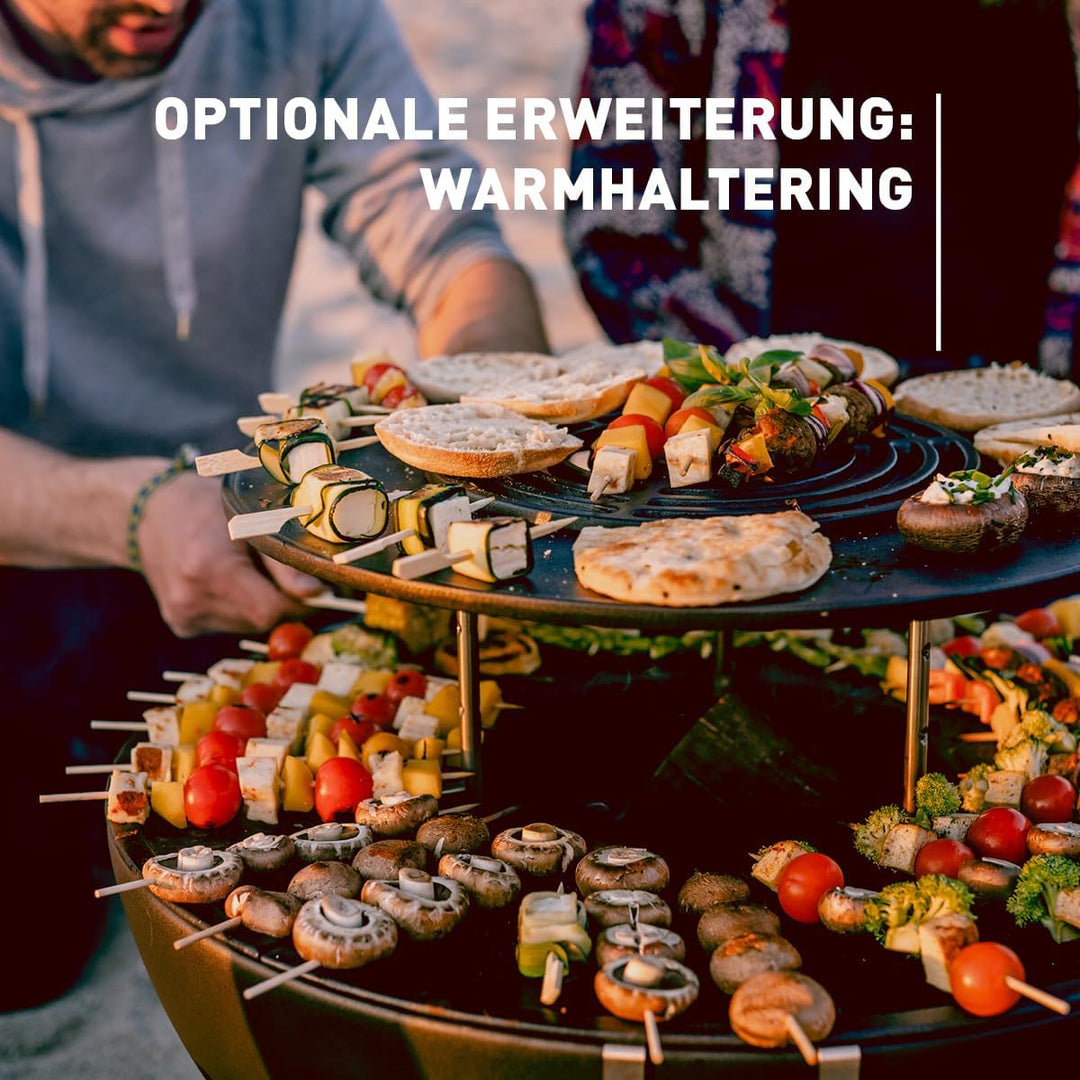 höfats - Bowl 57 Sear Grate - Gussrost Ø 26 für zusätzliche Grillfläche auf Bowl 57 mit Plancha Ring