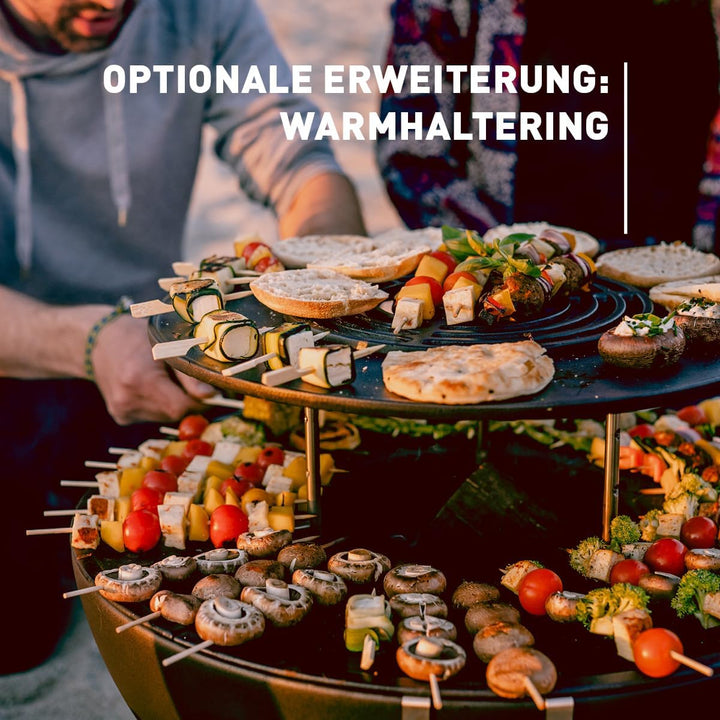 höfats - Bowl 57 Sear Grate - Gussrost Ø 26 für zusätzliche Grillfläche auf Bowl 57 mit Plancha Ring