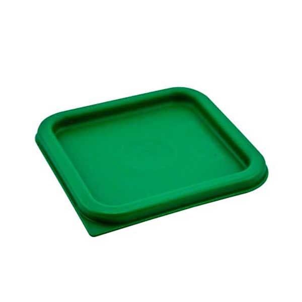 Cambro Kleine quadratische Deckel aus Polyethylen für 2 und 4 qt. Lebensmittelbehälter, 6 Stück