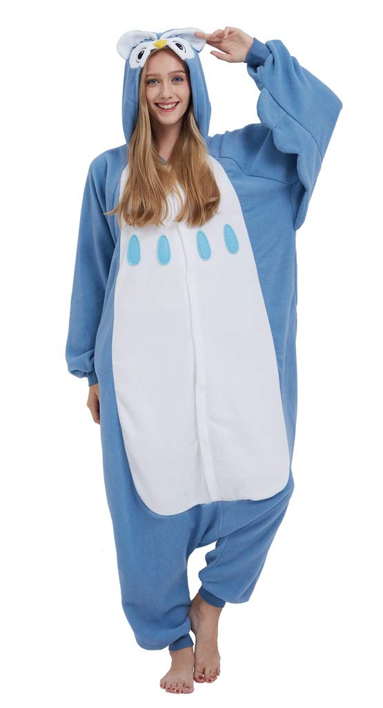 SAMGU Adult Pyjama Cosplay Tier Onesie Body Nachtwäsche Kleid Overall Animal Sleepwear Erwachsene Bl