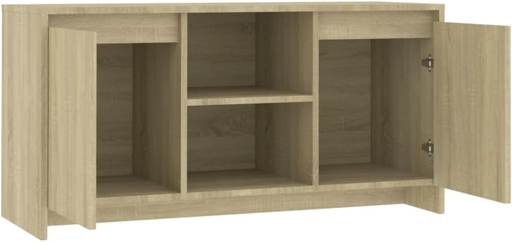 vidaXL TV Schrank mit Türen Fächern Lowboard TV Möbel Sideboard Fernsehtisch Fernsehschrank HiFi-Sch