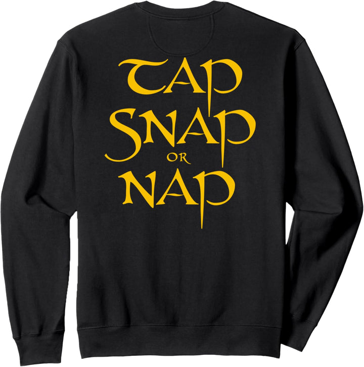 Brazilian Jiu-Jitsu Schädel Tap, Snap, or Nap Doppelseitig Sweatshirt