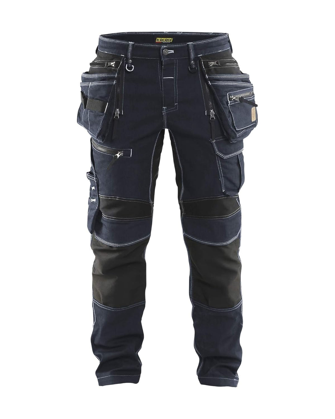 Blåkläder 19901141 Werker Hose Stretch X1900, Marineblau/Schwarz, C156 C156 8999, C156 8999
