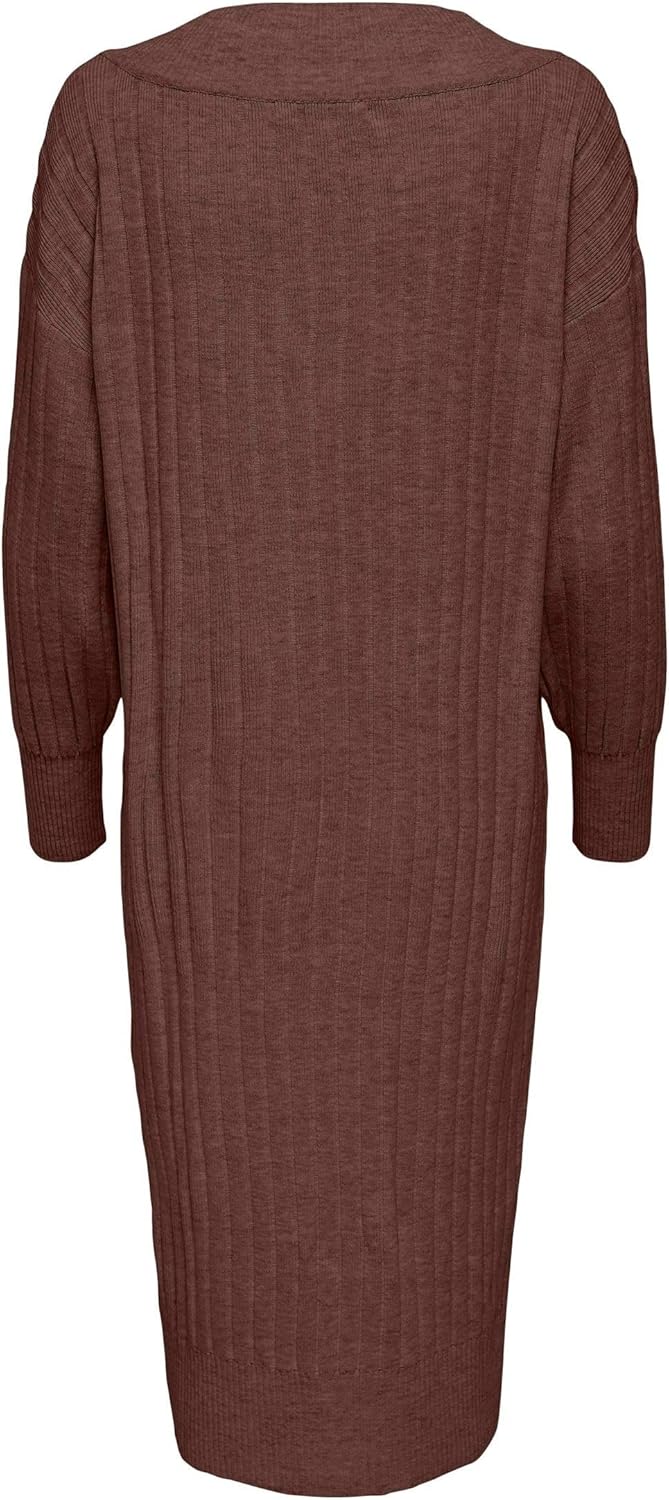 ONLY Female Strickkleid Onlnew Langes Kleid XS Pumice Stone 1, XS Pumice Stone 1