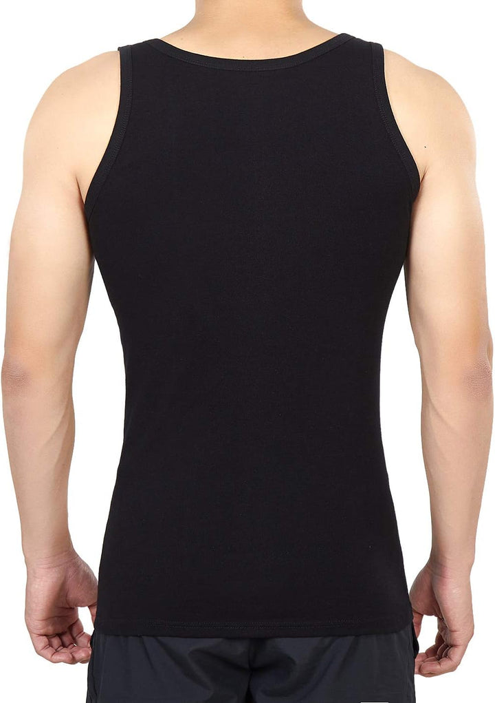 NUOZA 3/5er Pack Unterhemd Herren Tank Top Viele Farben 100% Hochwertige Baumwolle Schrumpft Nicht V