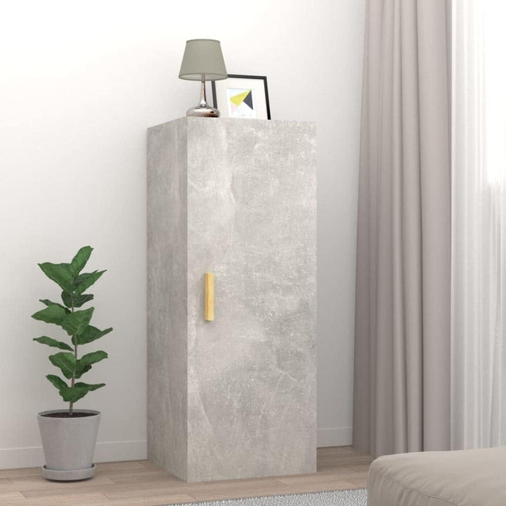 WIFESE 34,5x34x90 cm Wandschrank mit 3 Fächern TV Schrank Hängeschrank Badezimmerschrank Küchenschra