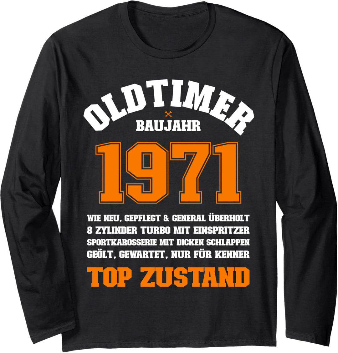 50. Geburtstag Geschenk - Oldtimer Baujahr 1971 Langarmshirt