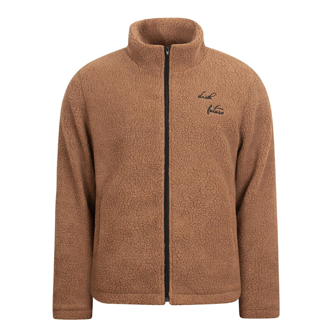 Duohropke KuschelFleece Pullover für Herren Sweatshirt mit Teddyfell Kuschelpulli Flauschig Teddyfle