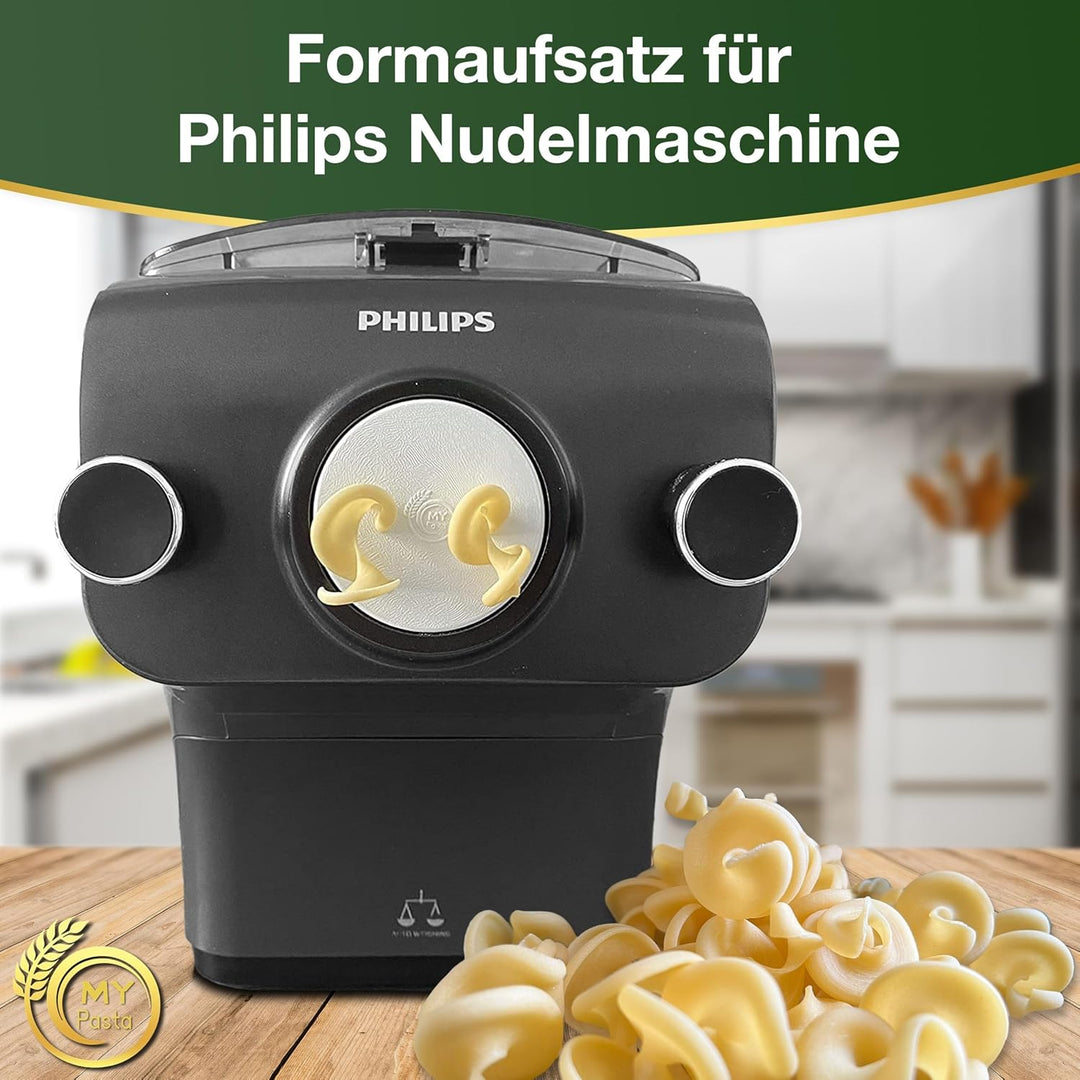 MY PASTA - Funghi - Pastamaker Matrizen Pastadisc Avance Matrize für hausgemachte Pasta, Kompatibel