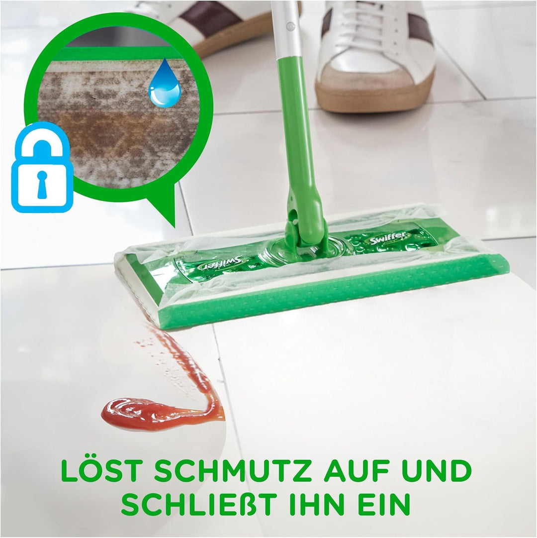 Swiffer Bodenwischer Feuchte Bodentücher Nachfüllpackung Mit Frischem Zitrusduft, Für Eine Schnelle