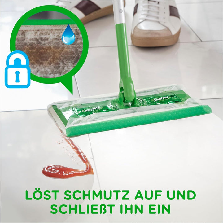 Swiffer Bodenwischer Feuchte Bodentücher Nachfüllpackung Mit Frischem Zitrusduft, Für Eine Schnelle