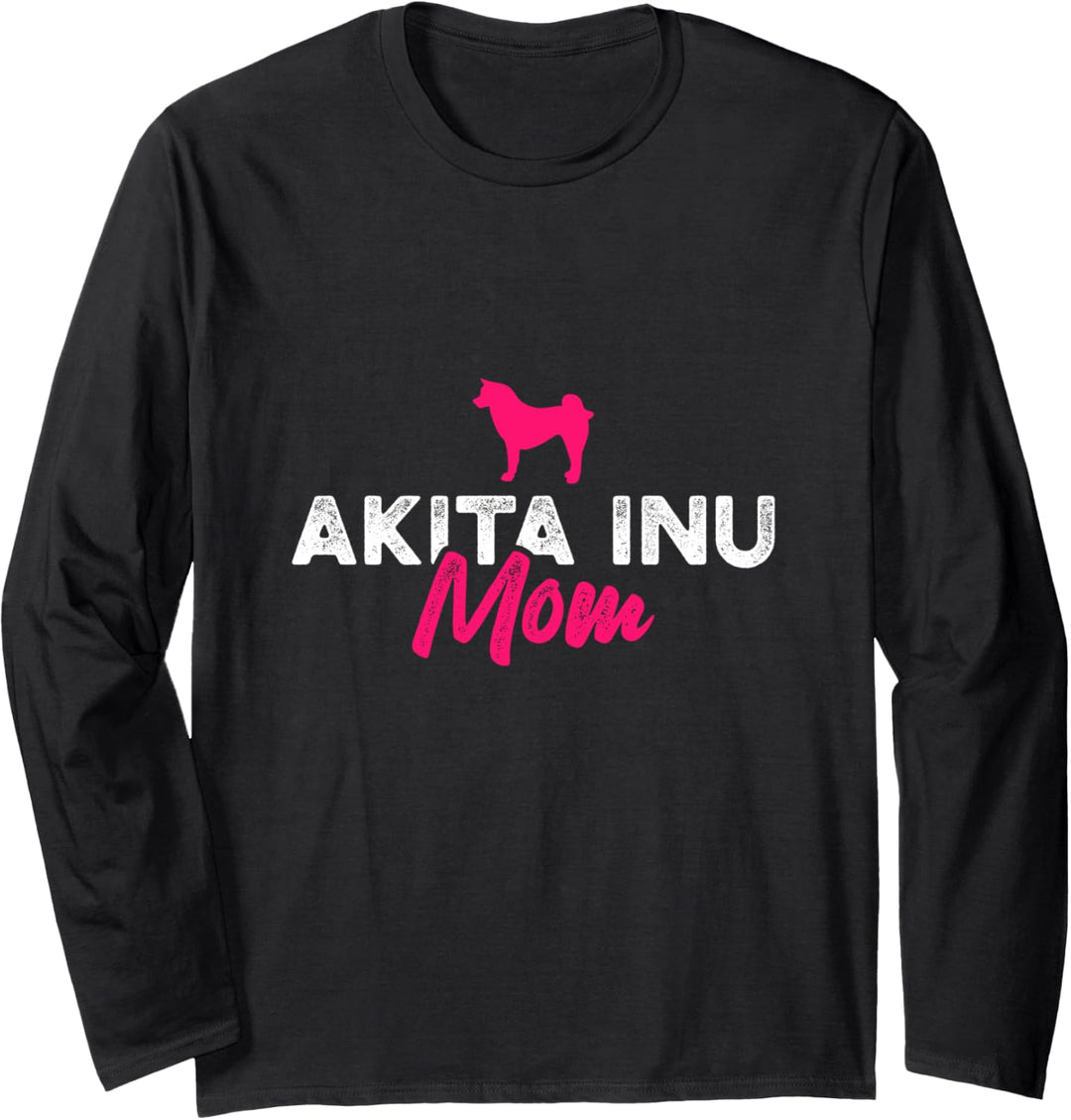 Akita Inu Mom Langarmshirt