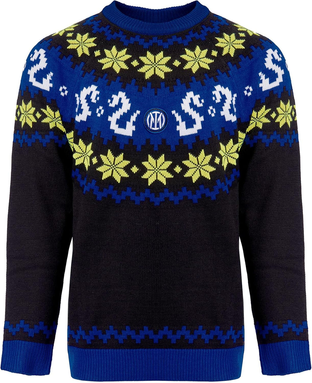 Inter Unisex Weihnachtspullover Pullover S Schwarzblau, S Schwarzblau