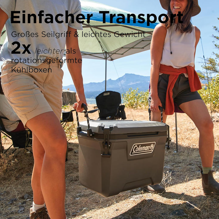 Coleman Convoy Hochleistungs-Kühlbox | 27L - 22L Fassungsvermögen | Hält EIS bis zu 5 Tage lang | Vo