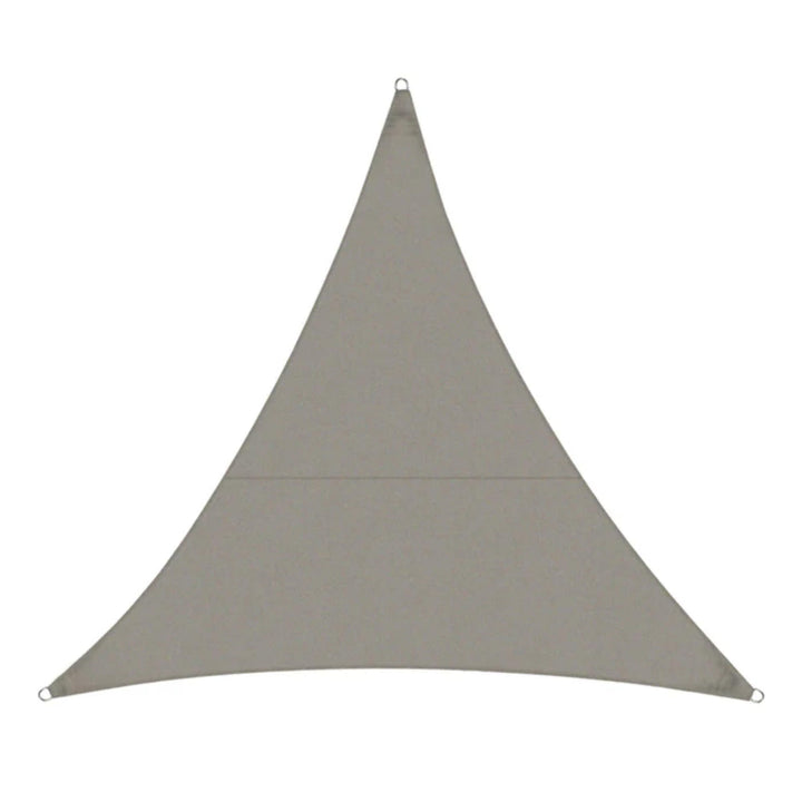 Floordirekt Sonnensegel Wasserdicht Grau 5 x 5 x 7 m Sonnenschutz Segel mit Ösen und Befestigungssei