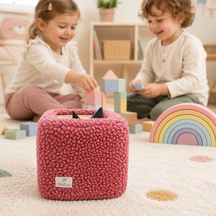 hochwertiger Teddybezug für Toniebox 1 und 2 – Handgefertigt in Deutschland, mit weichem Teddystoff,