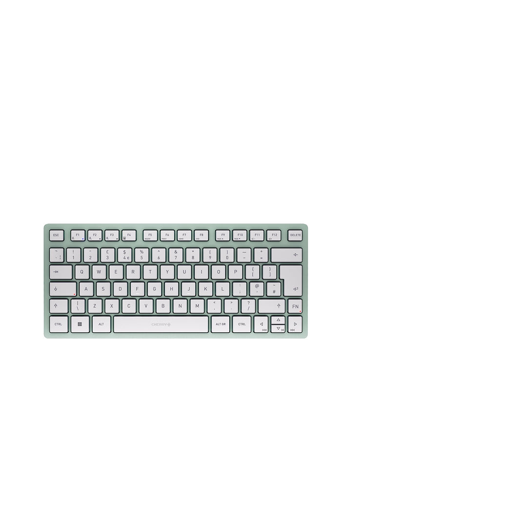 CHERRY KW 7100 Mini BT, Kompakte Multi-Device-Tastatur mit 3 Bluetooth-Kanälen, Britisches Layout (Q