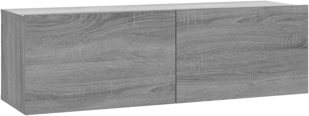 Festnight TV Wandboard Hängend Grau Sonoma TV-Wandschrank Lowboard Hangend Hängeschränke Hänge TV Bo