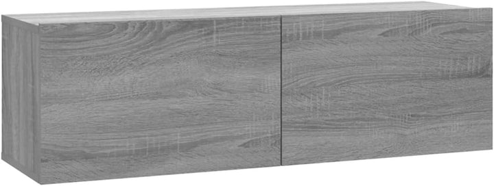 Festnight TV Wandboard Hängend Grau Sonoma TV-Wandschrank Lowboard Hangend Hängeschränke Hänge TV Bo