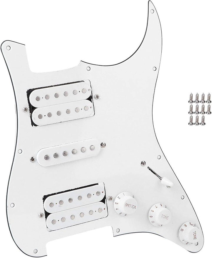 Gitarren Schlagbrett, Prewired Schlagbrett Loaded Pickguard mit Humbucker Tonabnehmer Set für Ersatz