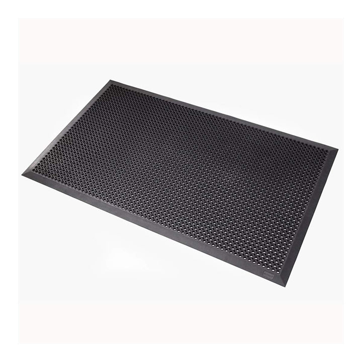 Notrax Mats for Professional Use Oct-O-Flex Abgeschrägte Outdoor Gummimatte, Schwarz, 1 Schwarz/Oran
