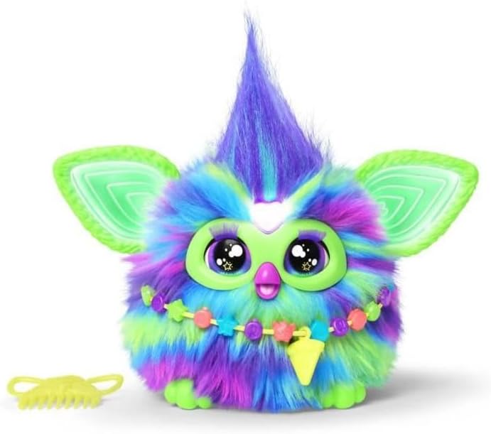 Furby Galaxie, interaktives Plüschtier, leuchtet im Dunkeln, französische Version