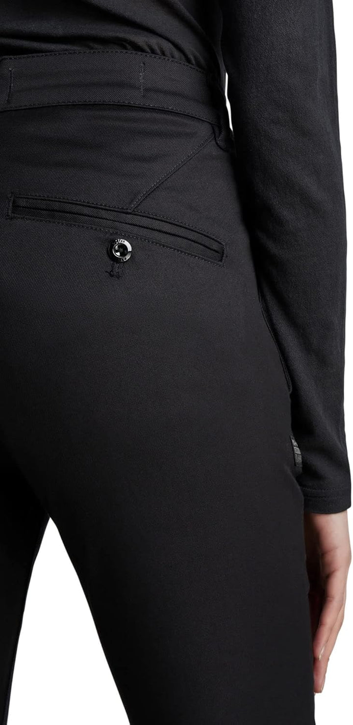 G-STAR RAW Damen Skinny Chinohose Pants 24W / 32L Schwarz (Dk Black D22892-c105-6484), 24W / 32L Sch