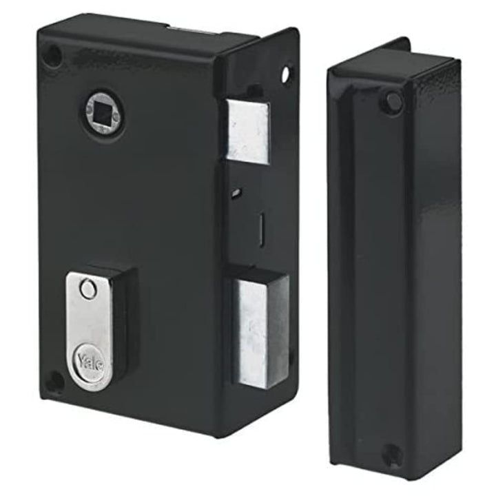 Yale Vertikales Türschloss mit Bolzen – Achse 44 mm, quadratisch 7 mm – Installation Tür rechts – id