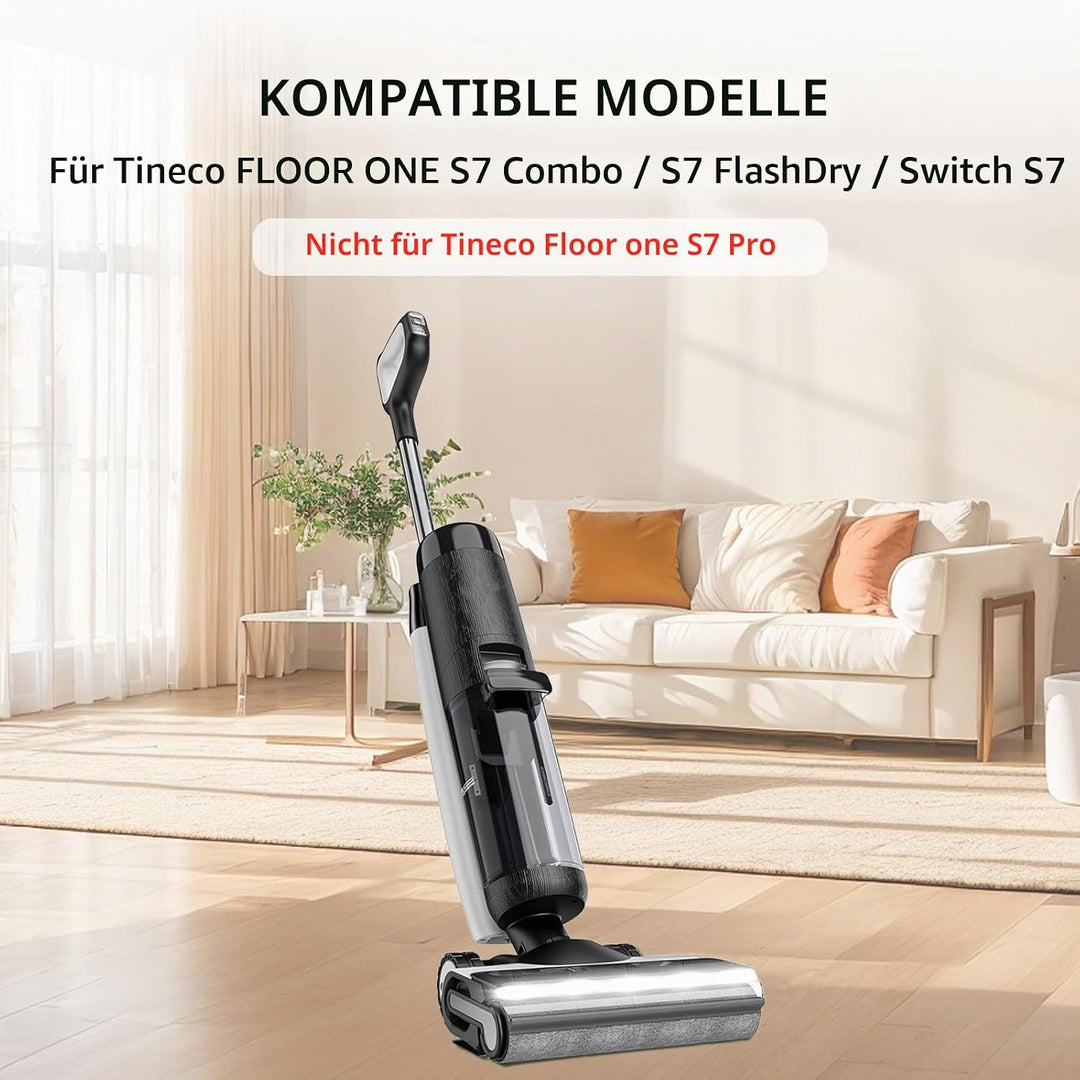Ersatz bürstenrolle und HEPA-Filter für Tineco FLOOR ONE S7 Combo / S7 FlashDry/Switch S7 Nass und T