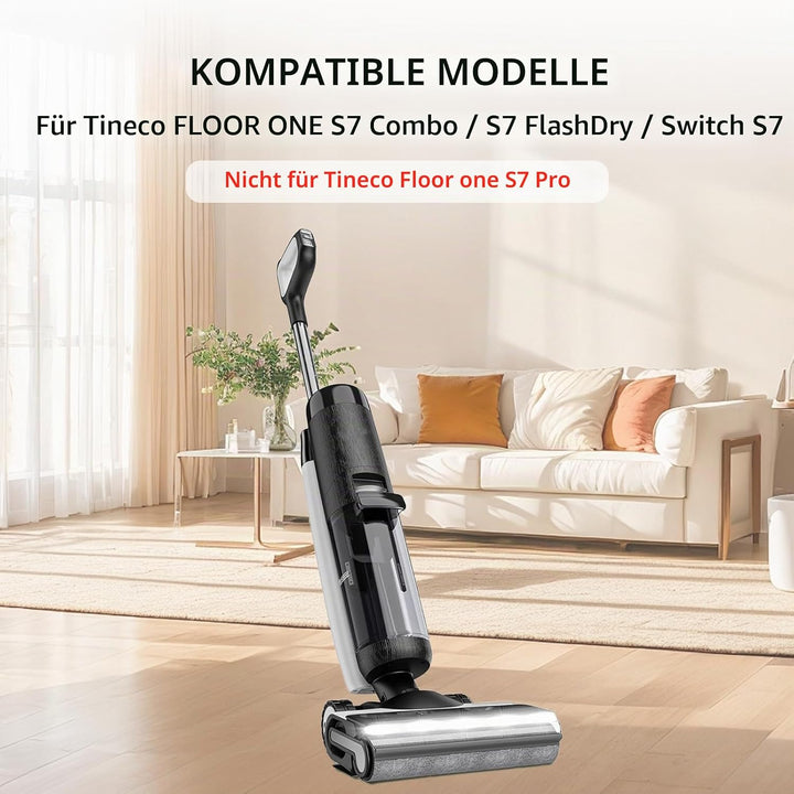 Ersatz bürstenrolle und HEPA-Filter für Tineco FLOOR ONE S7 Combo / S7 FlashDry/Switch S7 Nass und T