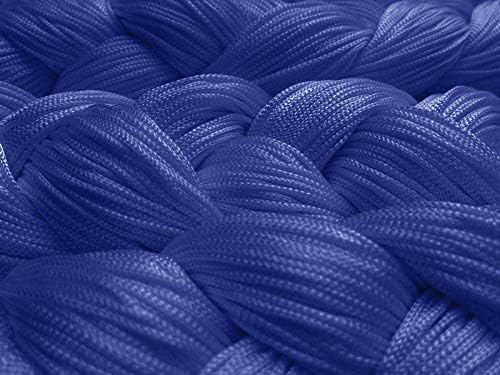 Kaikoon Fadenvorhang Fadenstore Messe B1 schwer entflammbar 90 cm x 240 cm (BxH) blau
