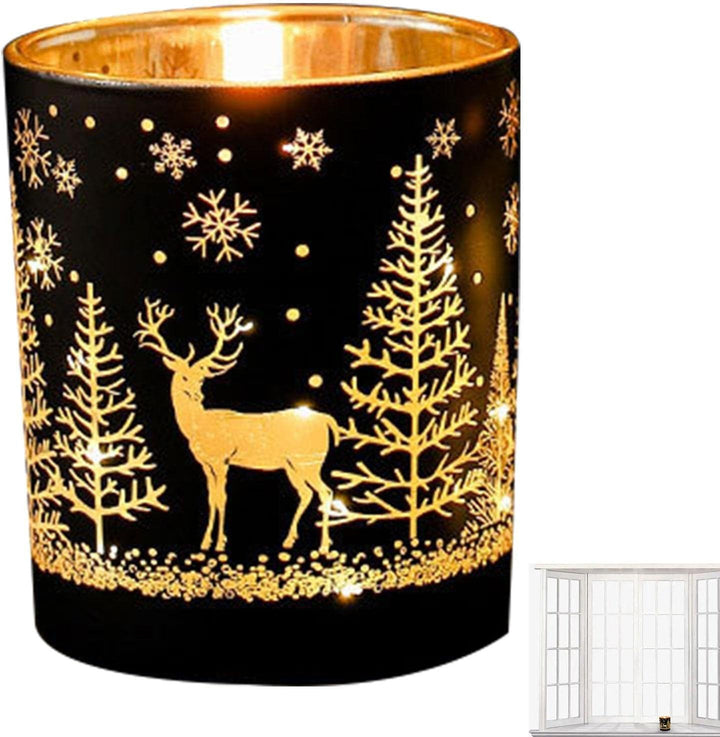 Weihnachten Duftkerzen Geschenk | Weihnachten Rentier Dekor Rauchfreie Kerzen Duft | Romantische Wei